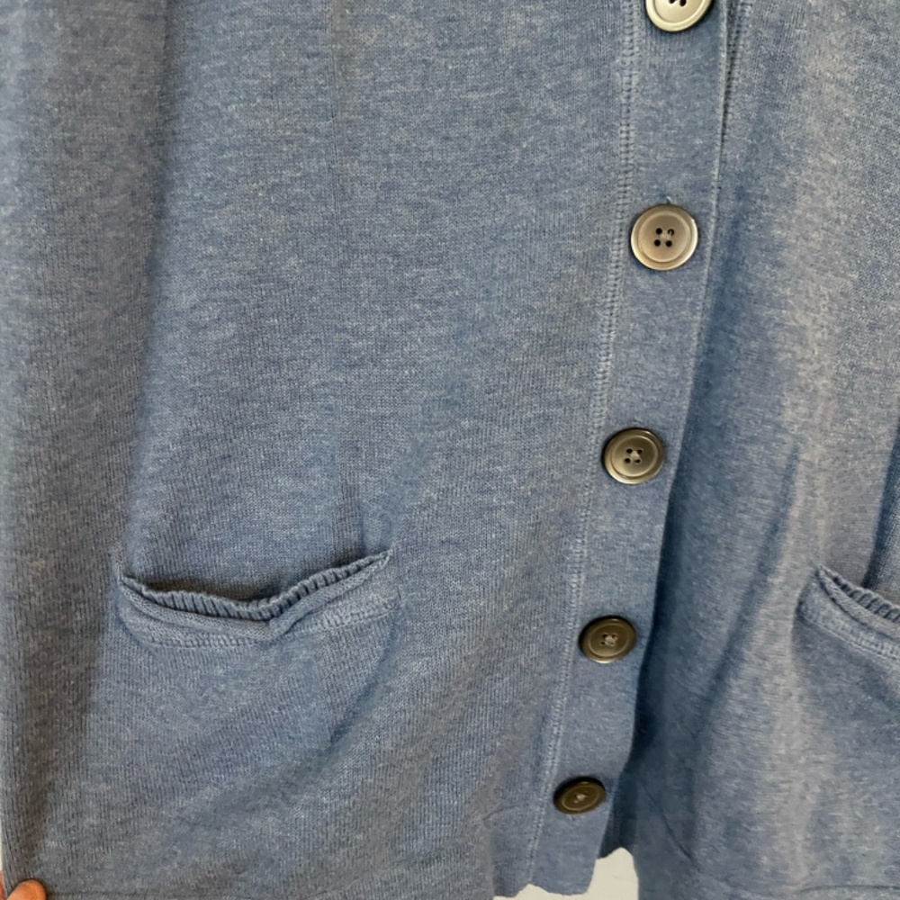 J. Jill Button Front Patch Pocket Long Cardigan S… - image 3